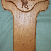 Long Drop Down Turkey Beard/Fan/Wing Plaque