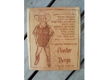 Hunter Bergo Memorial -Cherry