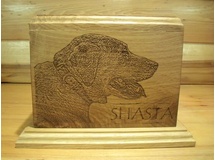 Shasta-Oak Pet Urn