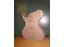 Unfinished Walnut Guitar