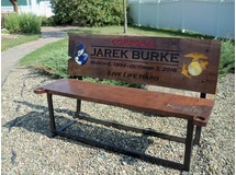 Memorial Bench-Burke