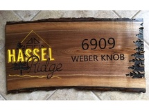 Hassel Ridge- Address Sign