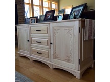 Credenza Front Laser Engraved