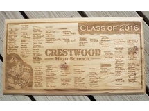 Crestwood High School Signiture Plaque