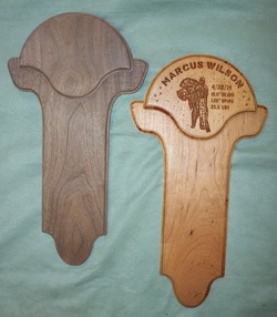 Long Drop Down Turkey Beard/Fan/Wing Plaque